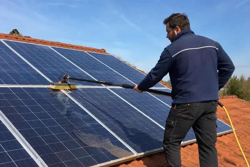 Nettoyage et entretien de panneaux solaires en Dordogne